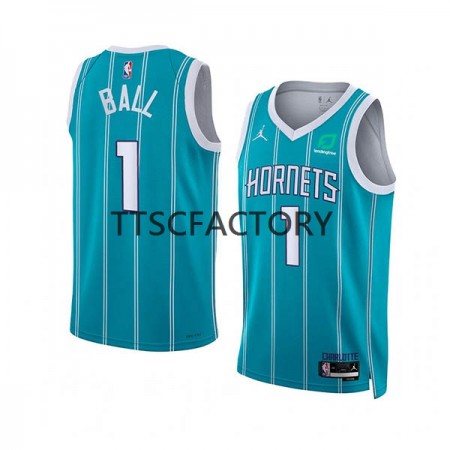 Maillot Homme Charlotte Hornets LaMelo Ball 1 Nike 2022-23 Jordan Edition Teal Swingman